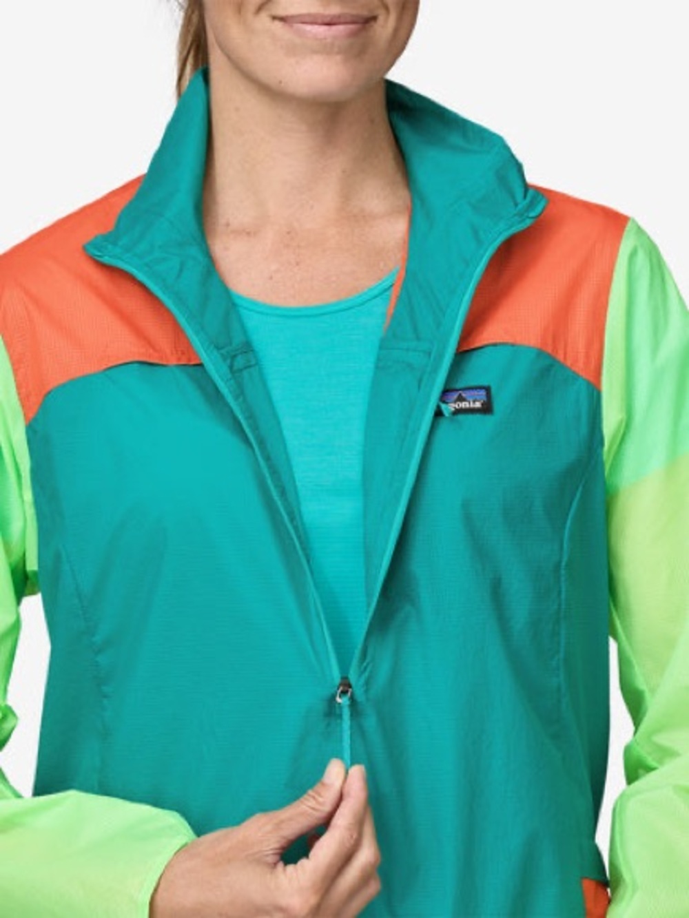 Patagonia Houdini Stash 1/2 Zip Pullover XS Windbreaker NWT Colorblock - Picture 2 of 8